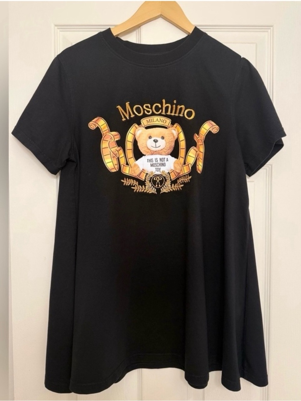 Moschino Couture Teddy Bear T-Shirt Dress – Size US 2 - Picture 3 of 8